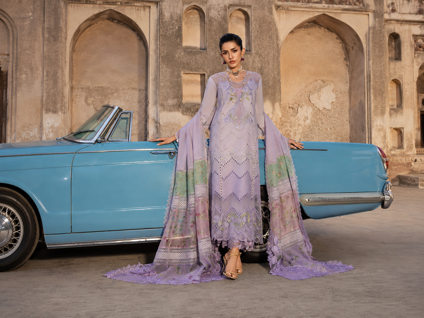 Lawn - Saira Shakira - Bloom Unstitched 26 - SSB#07B - AMBRE