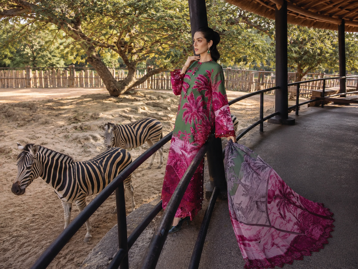 Maria B - Safari Scape M Prints Summer Collection - Design-11B - Unstitched