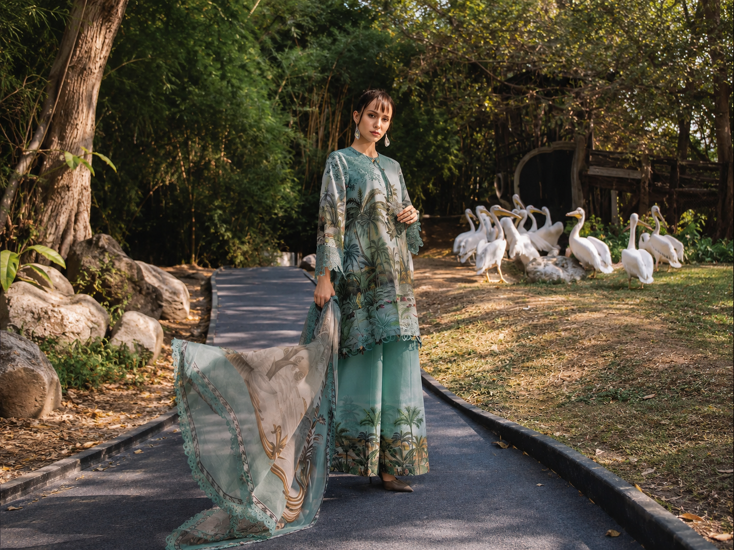 M.PRINTS by Maria B Embroidered Lawn Collection 2026 Vol-29 (MPT-2907-A)