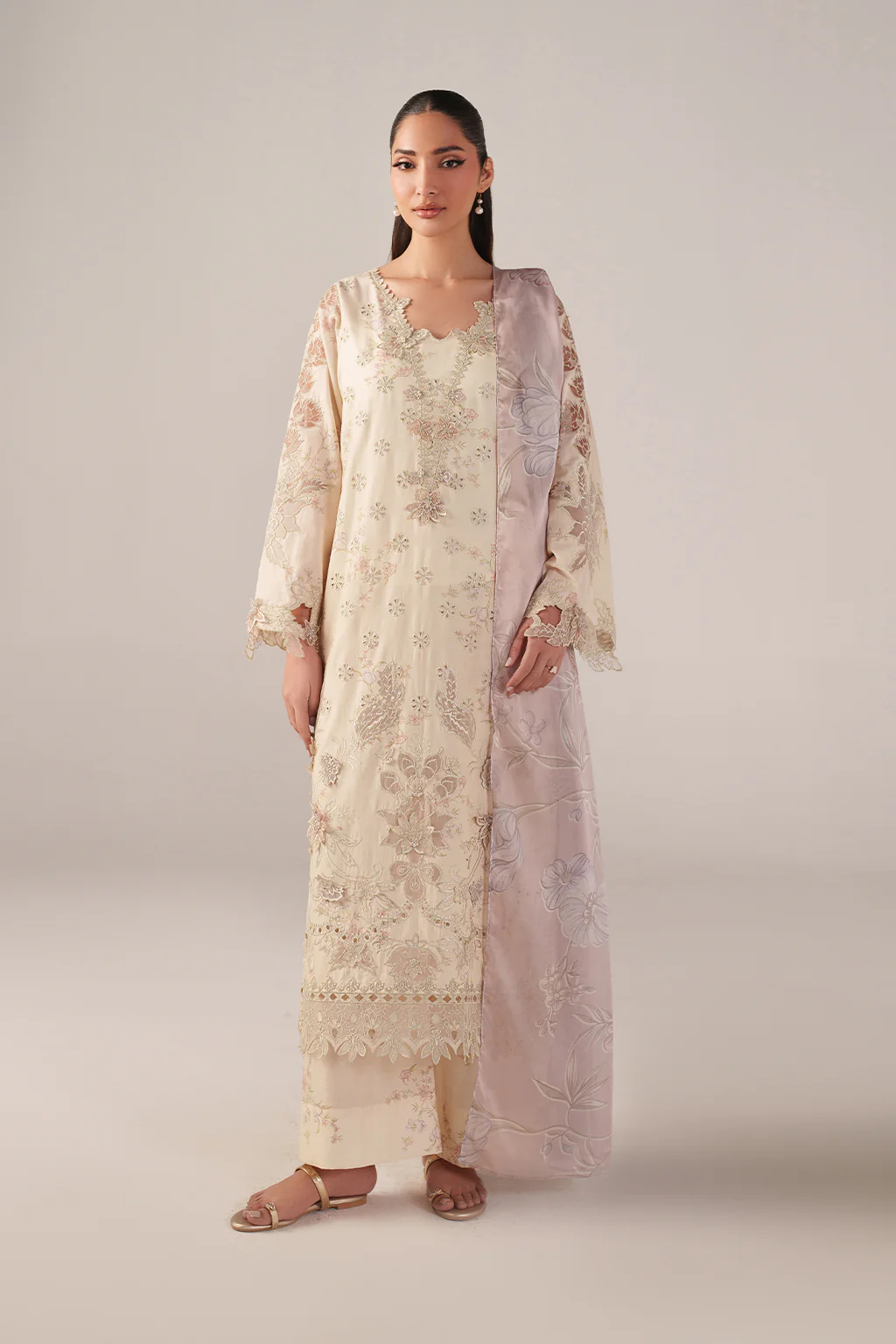 IZNIK Spring Summer Embroidered Lawn Unstitched 3Pc Suit SS-06