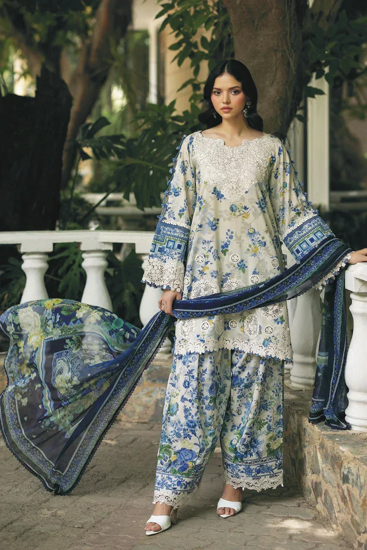 Elaf - Signature Embroidered Lawn Collection Vol 2 - ESG-8B CELINE - Unstitched