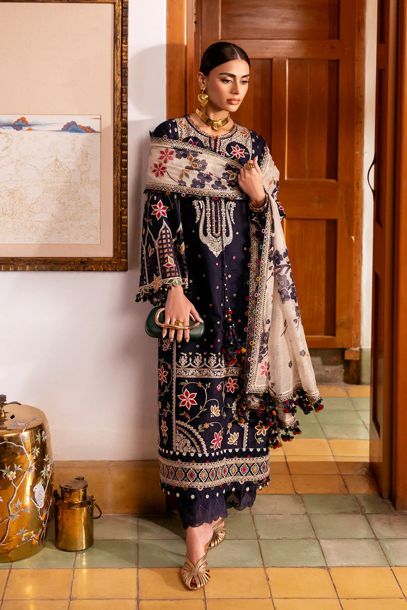 Shahkaar by Jazmin Embroidered Lawn Unstitched 3Pc Suit SL26-D07