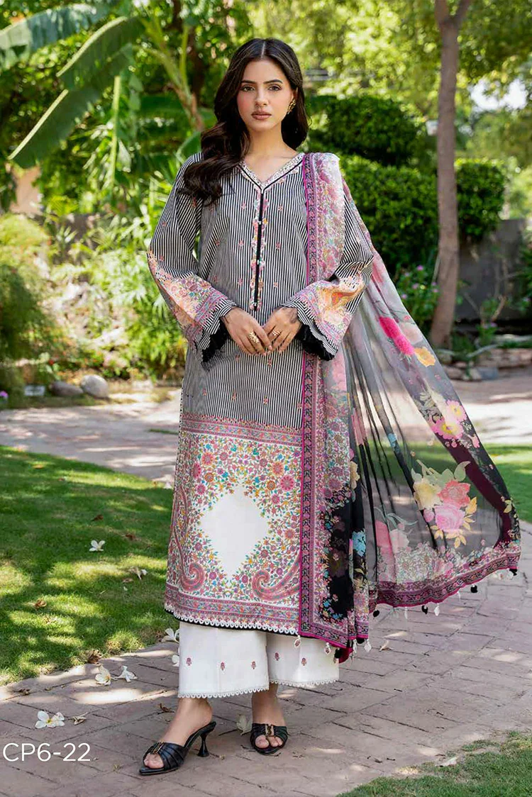 Charizma - C Prints Printed Lawn Collection Vol 3 - CP6-22 - Unstitched