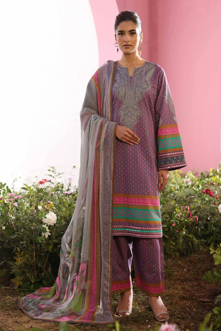 Charizma - Combination Embroidered Lawn Collection Vol 2 - CC6-17 - Unstitched