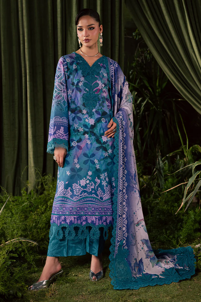 Nureh - Daily Delights Embroidered And Printed Lawn Collection Vol 1 - DD-29 - Unstitched