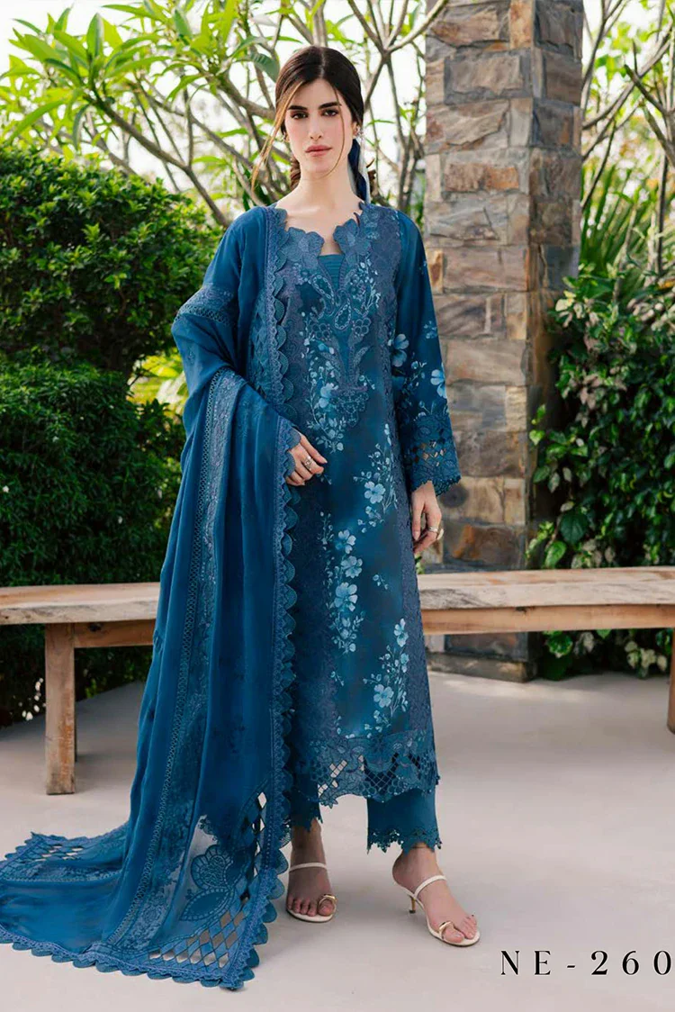 Nureh - Lily May Eid Prints - NE-260 - Unstitched