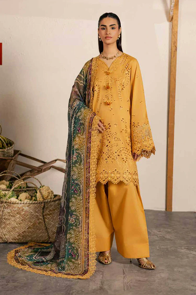 Nureh - Bazar Embroidered Schiffli Lawn Collection Vol 2 - NE-254 - Unstitched