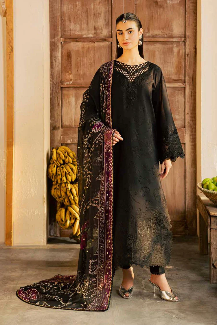 Nureh - Bazar Embroidered Schiffli Lawn Collection Vol 2 - NE-257 - Unstitched