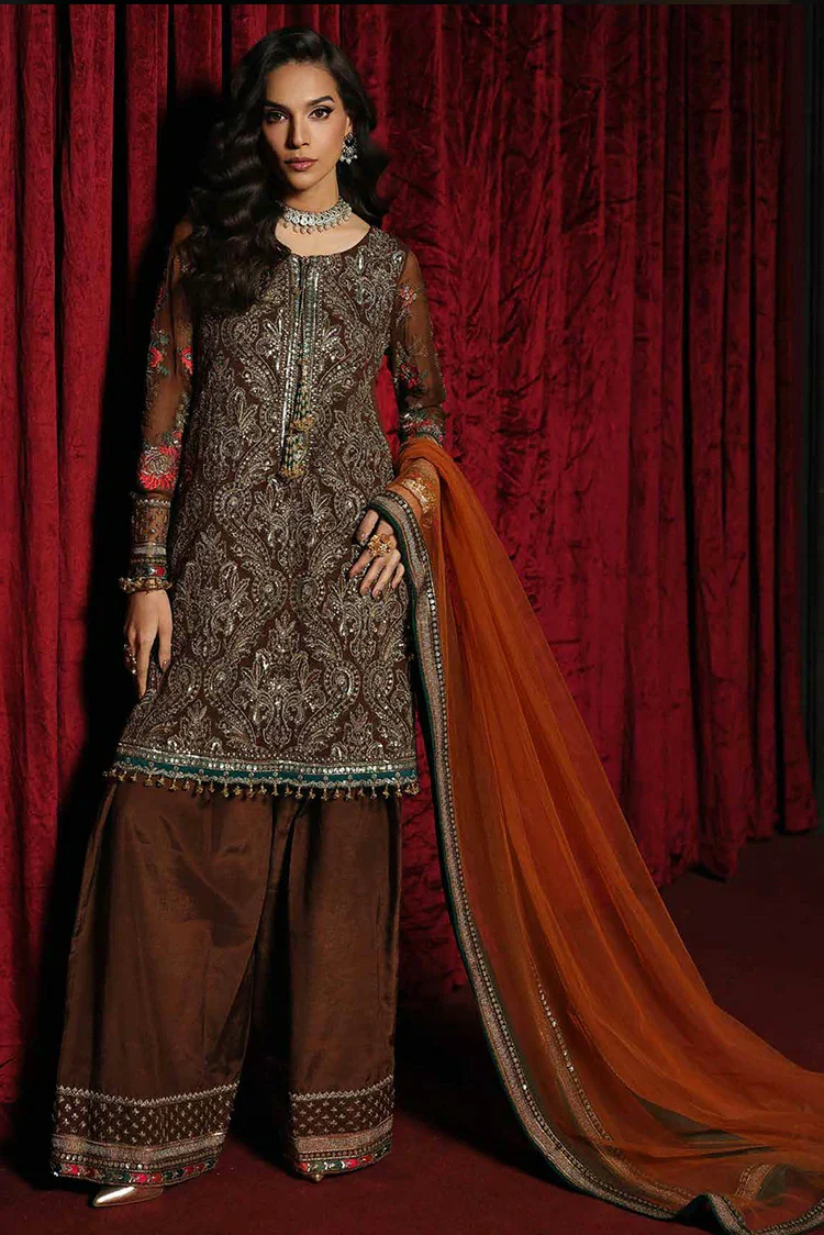 Charizma - Aura Luxury Chiffon Collection Vol 1 - CA26-07 - Unstitched