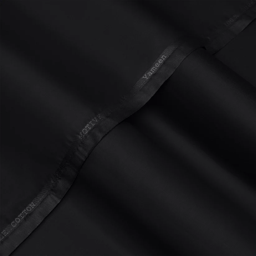 Yameen Motive Summer 100% Cotton Black