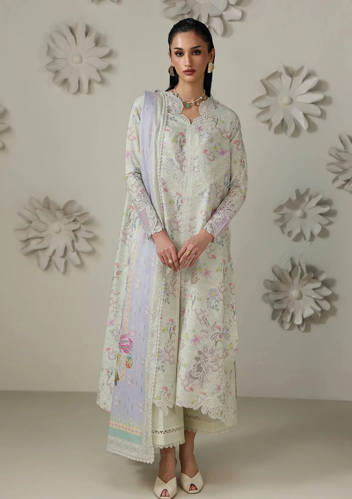 Lawn - Qalamkar - Q Prints Drop II 26 - QQP#01 B - AMEENA