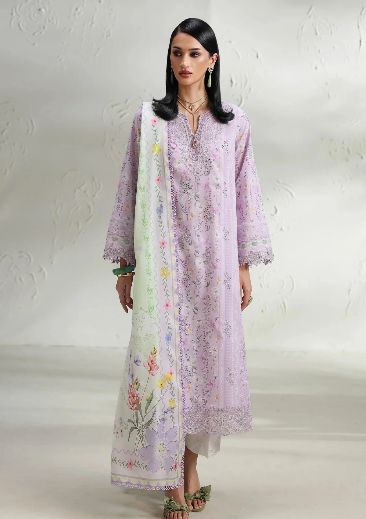 Lawn - Qalamkar - Q Prints Drop II 26 - QQP#08 B - ELSIE