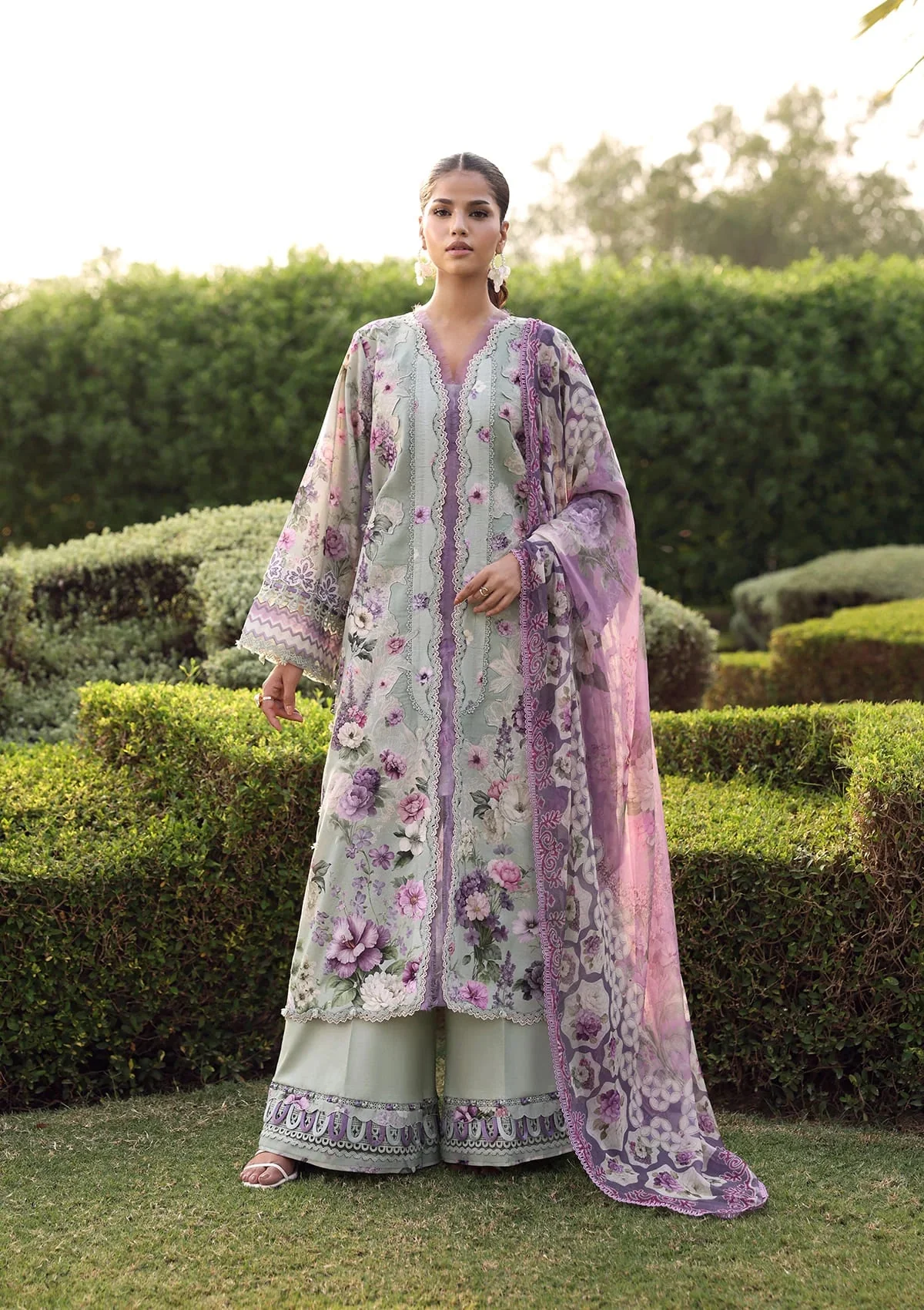 Elaf - Belladore Lawn Prints - EPA-6A CASTELLA - Unstitched
